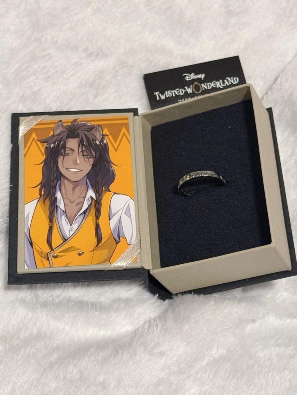 Leona Kingscholar Disney Japan Twisted Wonderland ツイステ x THE KISS Silver Ring